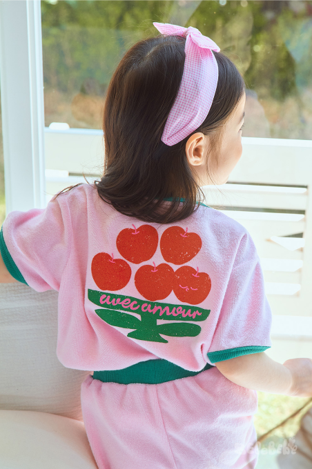 BEBEBEBE check ribbon headband