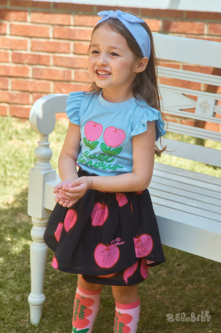 BEBEBEBE check ribbon headband