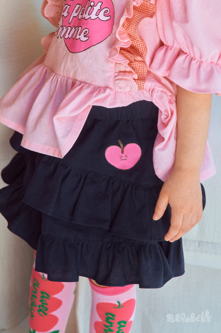 BEBEBEBE hear apple deer puff set