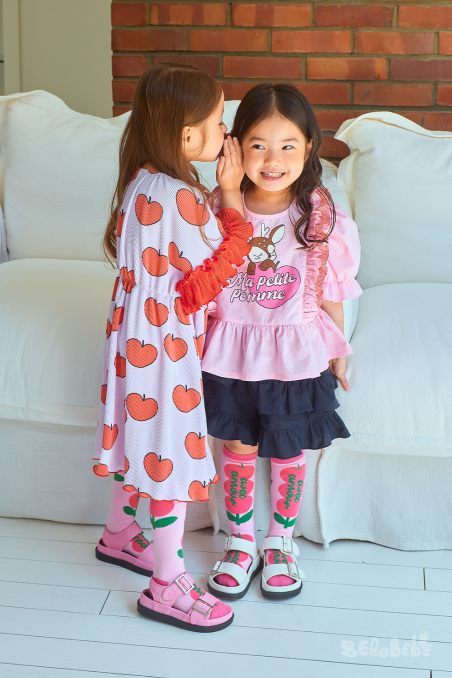 BEBEBEBE hear apple deer puff set