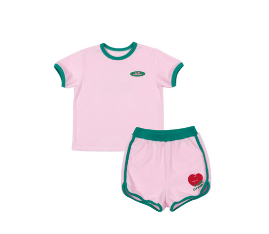 BEBEBEBE apple flower towel set
