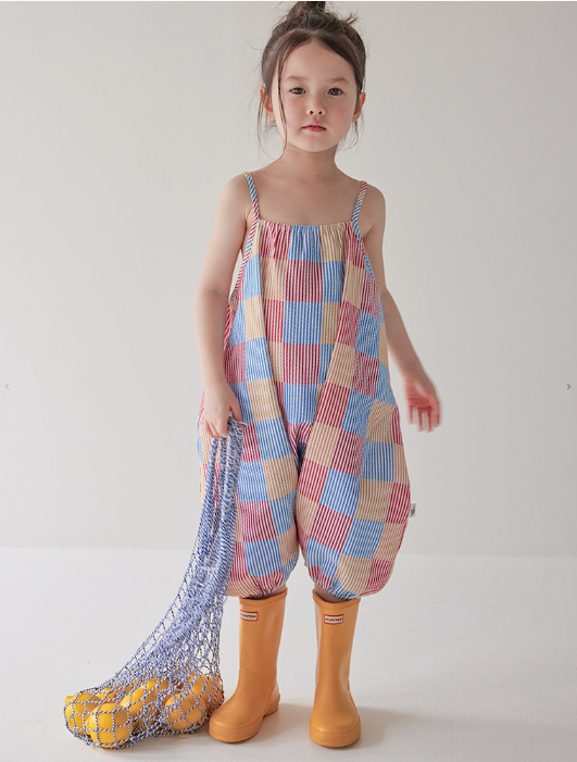 RAWUMBER patchwork overall