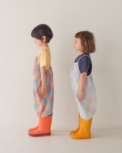 RAWUMBER patchwork overall