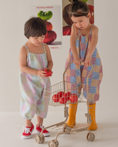 RAWUMBER patchwork overall