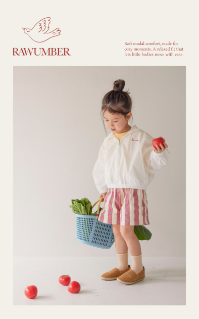 RAWUMBER big stripe short