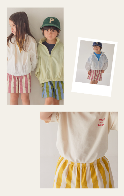RAWUMBER big stripe short