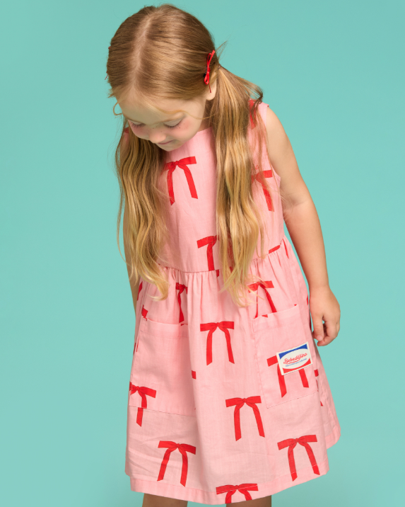 BEBE DE PINO All over ribbon sleeveless dress