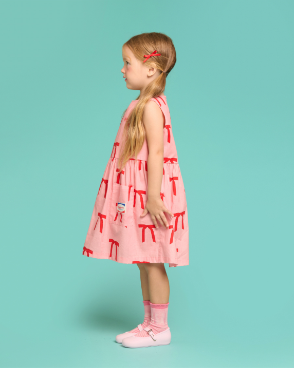 BEBE DE PINO All over ribbon sleeveless dress