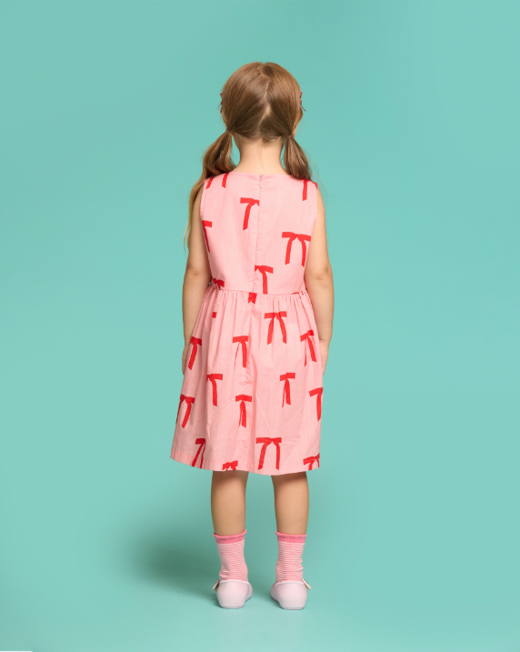 BEBE DE PINO All over ribbon sleeveless dress