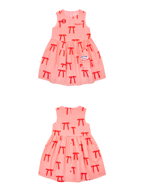 BEBE DE PINO All over ribbon sleeveless dress