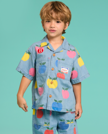BEBE DE PINO All over apple denim pants