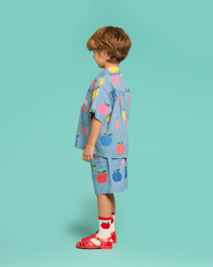 BEBE DE PINO All over apple denim shirt