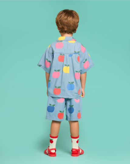 BEBE DE PINO All over apple denim pants