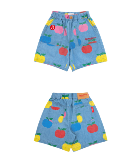 BEBE DE PINO All over apple denim pants