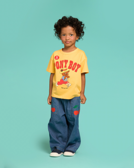 BEBE DE PINO Cherry tapered fit denim pants