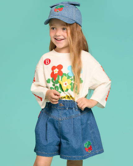 BEBE DE PINO Strawberry culottepants