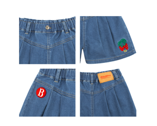 BEBE DE PINO Strawberry culottepants