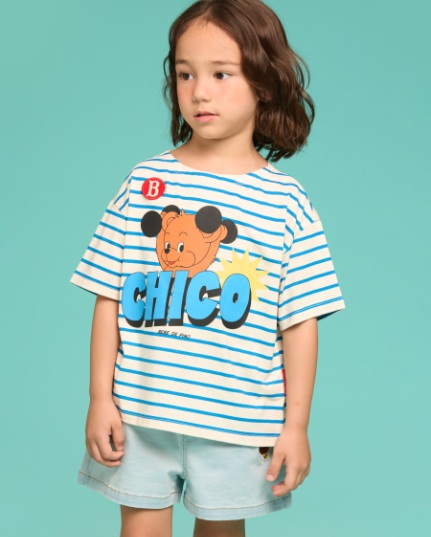 BEBE DE PINO Pony boy denim short pants