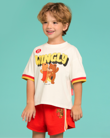 BEBE DE PINO Wiggly Bear Yokko Point T-shirt