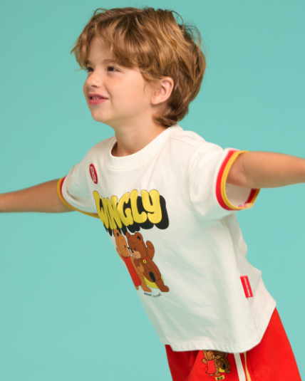 BEBE DE PINO Wiggly Bear Yokko Point T-shirt
