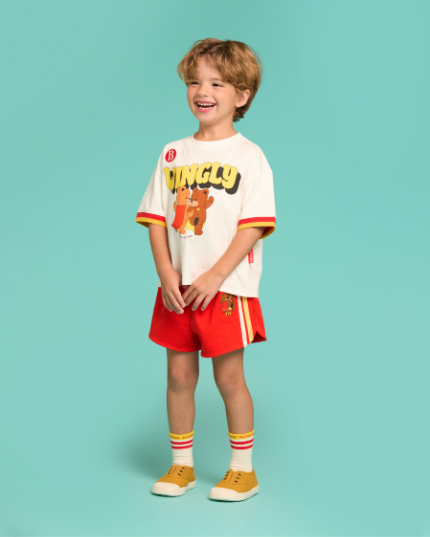 BEBE DE PINO Wiggly Bear Yokko Point T-shirt