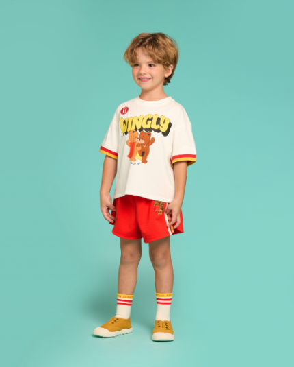 BEBE DE PINO Wiggly Bear Yokko Point T-shirt