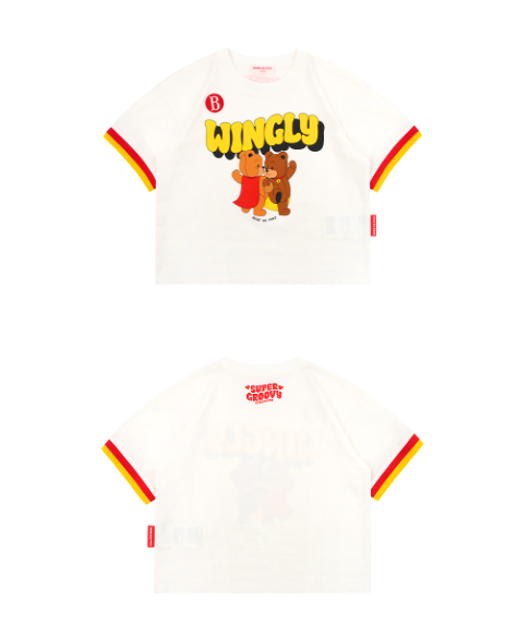 BEBE DE PINO Wiggly Bear Yokko Point T-shirt