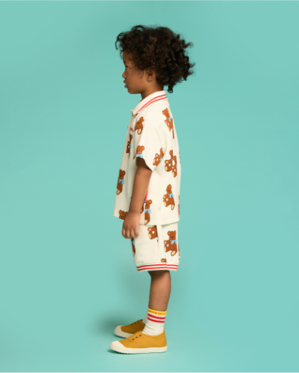 BEBE DE PINO All over rosie bear short pants