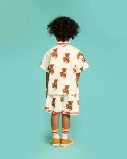 BEBE DE PINO All over rosie bear short pants