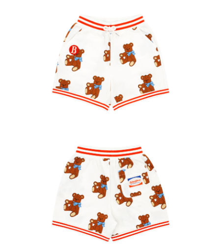 BEBE DE PINO All over rosie bear short pants