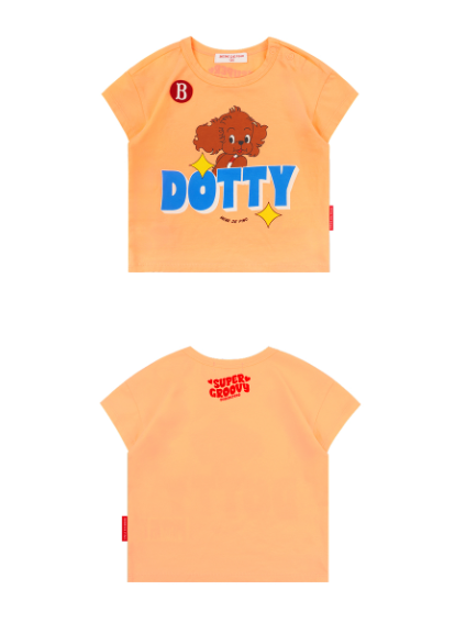 BEBE DE PINO Dotty baby short sleeve tee