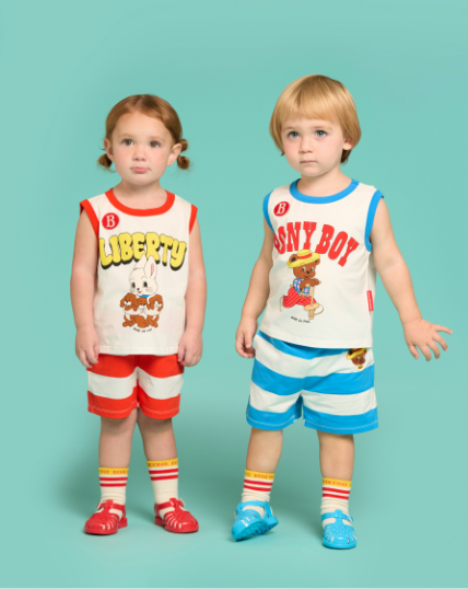 BEBE DE PINO Pony boy baby loungewear set