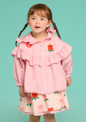 BEBE DE PINO All over rose baby frill dress