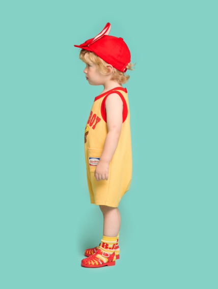 BEBE DE PINO Pony boy baby sleeveless overallBP62OV156