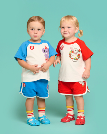 BEBE DE PINO 	Baby Giggle Elephant Loungewear Set