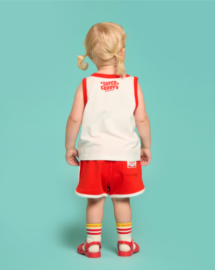 BEBE DE PINO Blooming rabbit baby loungewear set