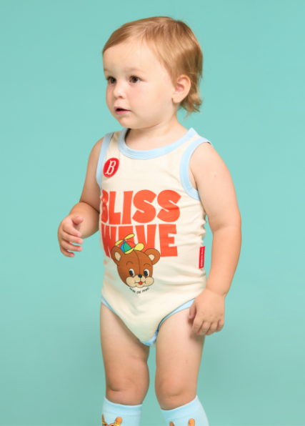 BEBE DE PINO 	All over cool bear baby bodysuit set