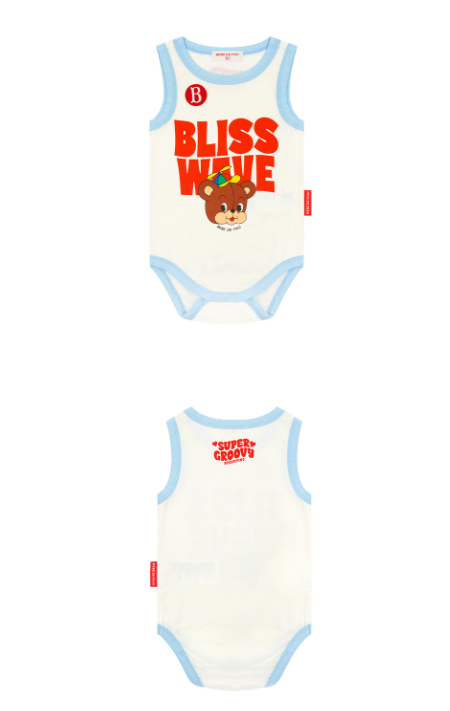 BEBE DE PINO 	All over cool bear baby bodysuit set