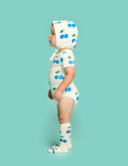 BEBE DE PINO 	All over cherry baby bodysuit set