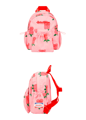 BEBE DE PINO All over rose packable backpack