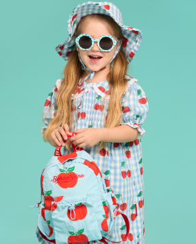 BEBE DE PINO All over apple packable backpack
