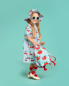 BEBE DE PINO All over apple packable backpack