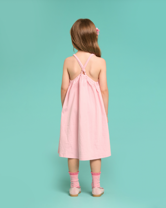 BEBE DE PINO Strawberry shirring dressBP62OD472