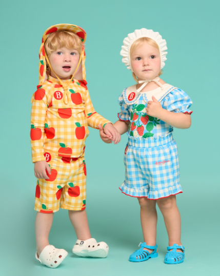 BEBE DE PINO All over apple swimwear set