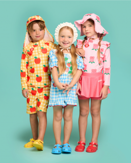 BEBE DE PINO All over apple swimwear set