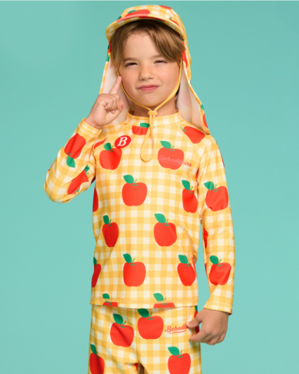 BEBE DE PINO All over apple swimwear set
