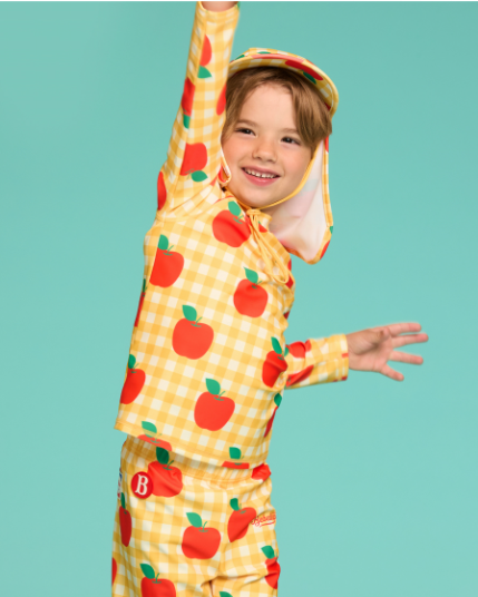 BEBE DE PINO All over apple swimwear set