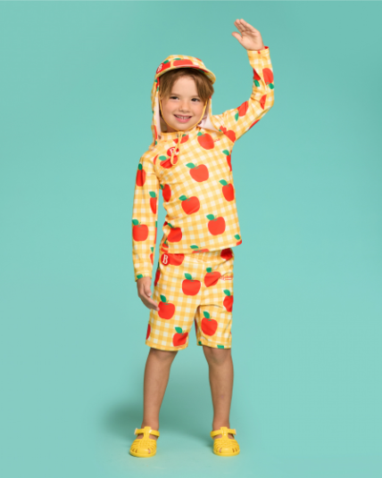 BEBE DE PINO All over apple swimwear set