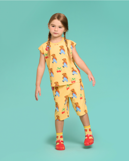 BEBE DE PINO All over cherry bear lounge wear set