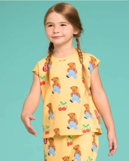 BEBE DE PINO All over cherry bear lounge wear set